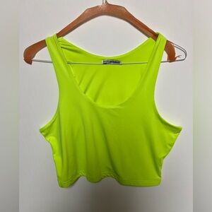 SANXIAWABA WOMEN’S SLEEVELESS CROP TOP. SIZE XL